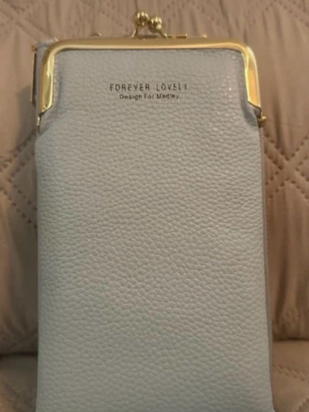 Dusty Blue wallet/ crossbody Forever Lovely design for Marley